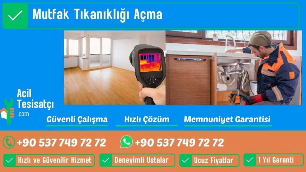 Mutfak Tıkanıklığı Açma